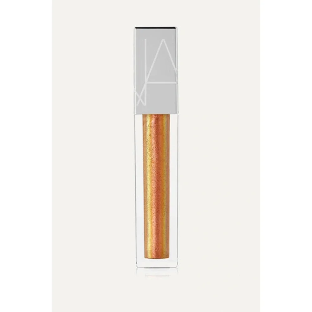 NARS Full Vinyl Lip Lacquer Cape Town 2437 Metallic Gold Peach Pink 0.17oz NIB